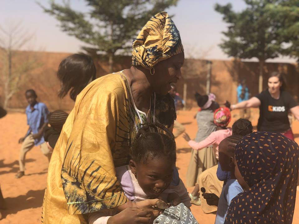 Chasing Children at Vie Abondante School